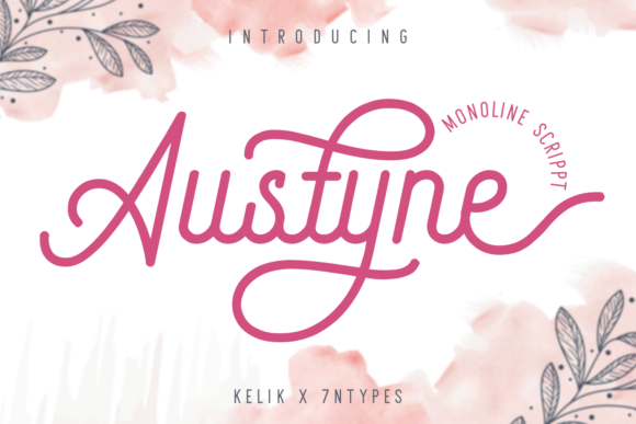 Austyne Font: Elegant Script for Editorial Design