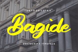 Bagide: A Bold Handwritten Font