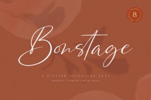 Bonstage Font for Editorial Design