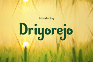 Driyorejo: A Handwritten Font for Creative Expression