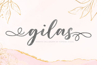 Gilas: A Magical Handwritten Font