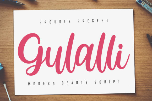 Gulalli Font for Web Design