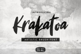 Krakatoa: A Handwritten Font for Editorial Magic