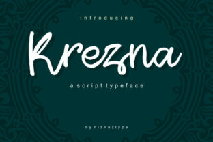 Krezna: A Handwritten Font for Web Design