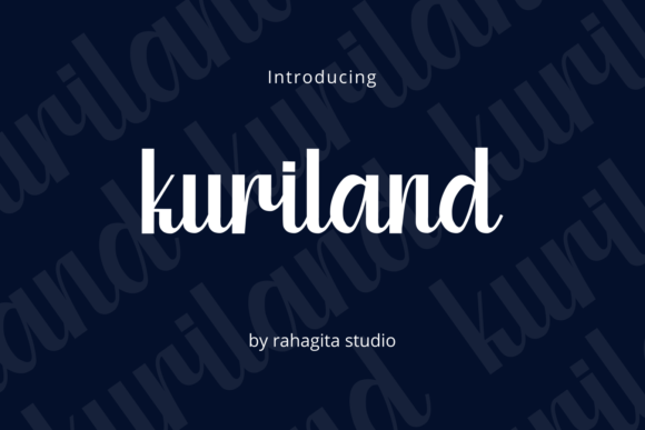 Kuriland: A Handwritten Font for Elegant Web Design