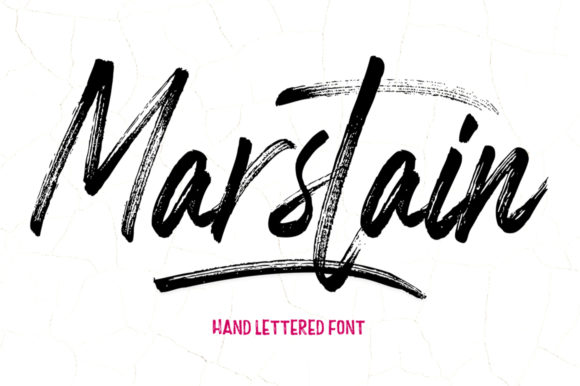 Marstain Font: Handwritten Style for Digital Campaigns