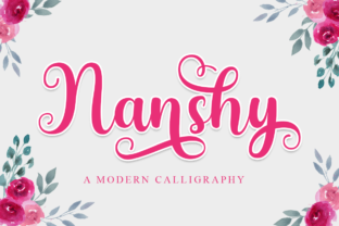 Nanshy: A Script Handwritten Font for Creative Campaigns