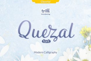 Quezal: A Handwritten Font for Creative Brands