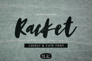 Racket Font for Business Branding