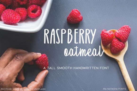 Raspberry Oatmeal Font for Business Branding