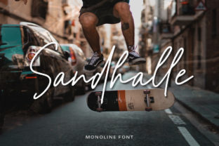 Sandhalle: A Handwritten Font for Creative Campaigns