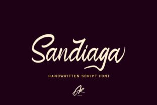 Sandiaga: A Sweet Script Font for Creative Campaigns